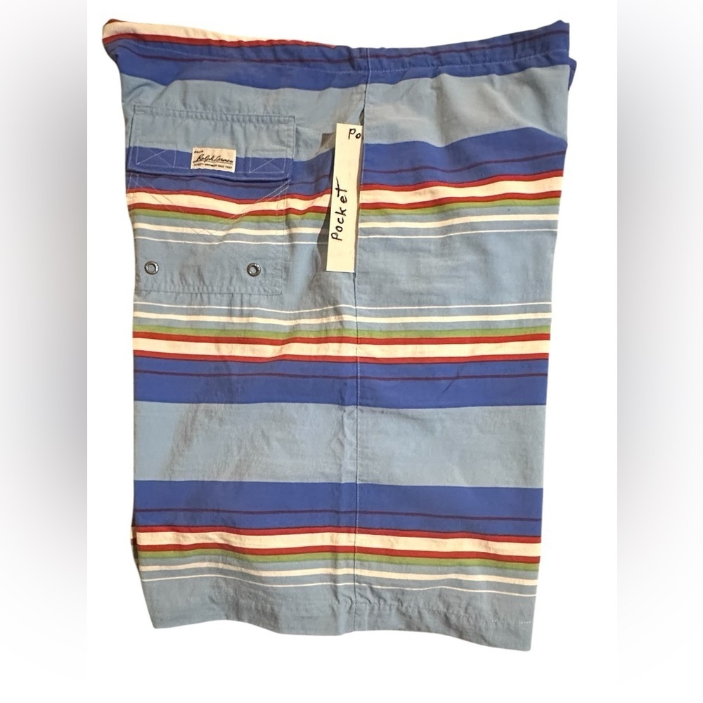 Polo by Ralph Lauren Multicolor Striped swimming trunks, size L. - Picture 8 of 14